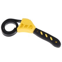 50cm 렌치 범용 멀티 도구 파이프라인 조정 가능한 스패너 고무 스트랩 모든 모양 오프너 자동차 수리 홈 도구, 노란색