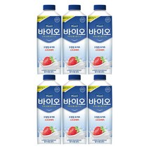 매일 바이오 드링킹 딸기 750ml 6개, 매일 바이오 드링킹 딸기 750ml, 6개