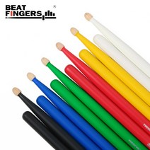 BEAT FINGERS 북미산 히코리 칼라 드럼스틱 BF-AH5AW-COLOR, BF-AH5AW-GR (초록)