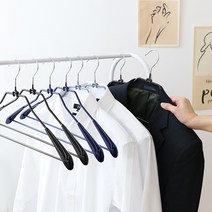 네이쳐리빙 논슬립 코팅 정장(기본) 옷걸이 10P, 네이비, 선택완료