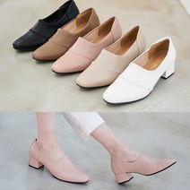 그린섬 국내생산 4cm 잘빠진코 통굽 발등덮은 절개 여성 로퍼 여성로퍼