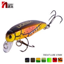 NOEBY Trout Fishing Lure Floating Lifelike Hard Bait 37mm/2g Fishing Lures NBL9158, W03