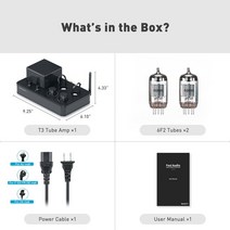 Fosi 스테레오 수신기 앰프 진공관 헤드폰용 가정 패시브 스피커용 AB급 하이파이 2.1 채널 블루투스 5, 01 Black_03 UK PLUG