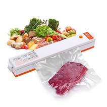고성능 전기 진공 실러 포장 기계 집 부엌 10 개 식품 보호기 가방 220V 오토 씰링 주방 용품 안전한 보관, [01] white, [01] EU 플매트 카펫 러그