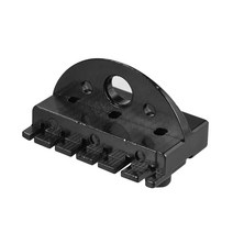 전동 렌치 6현 헤드리스 일렉트릭 기타 스트링 잠금 너트 세트 2 렌치 스크류 블랙 액세서리 용, 한개옵션0