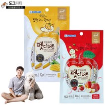 포켄스 과일퓨레 펫디저트 망고 사과 105g, 2팩, 사과+망고 혼합