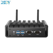 XCY-팬리스 미니 PC 인텔 코어 i3 4010U i5 4200U i7 4500U 2x RS232 GbE LAN HDMI VGA 4x USB 포트 지원 WiFi Windows, CHINA, 8G RAM 512G SSD WiFi, Intel Core i5-4200U