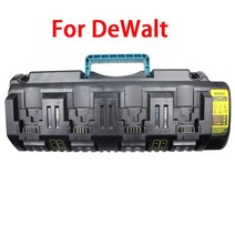 디월트충전기 호환 밀워키 14.4V 18V 20V DC18SF DCB104 BS1418 M18 BL1830 AL1860 Bosch Makita 용 4 포, 02 For DeWalt_01 미국