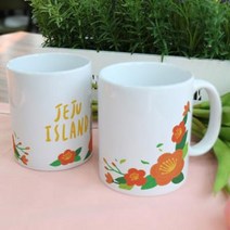 아트박스/꾸밈 tm304-디자인머그컵2p-제주도일러스트01, 본품, 1개