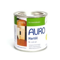 아우로 하드 오일 백색 페인트 No.126-90 375ml, 0.375L-007.14.032