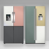 냉장고 셀프 리폼 시공 단색 시트지 인테리어필름, 17. 퀸하우징 스카이 그레이 SQ317(10cm)