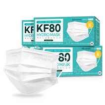 국산 3중 KF80 대형 200매 황사 미세먼지 차단 일회용 덴탈 의약외품 보건용마스크