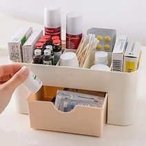 CAILOOM 미니 화장품 식탁위 건강식품 정리 약장 탕비실 차 커피 보관함 틈새 수납 정리함 정리대
