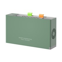 RichMagic 다용도 식칼 수저 도마 UV램프 제균 건조기+도마 2개 세트, 녹색