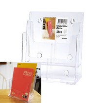 카탈로그꽂이 A4 2단 팜플렛꽂이 팜플렛거치대