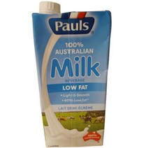 호주 수입 멸균우유 폴스 무지방 우유 1L 8개