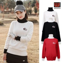 [당일출고-단독특가] 미우 발렌 여성골프 니트폴라