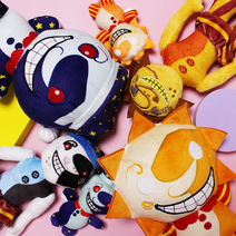 썬드롭 문드롭 인형 시큐리티브릿지 프레디피자가게 굿즈 키링, 썬드롭 키링인형 (10cm)