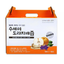 진주농원 수세미도라지배즙 파우치 120ml 50포