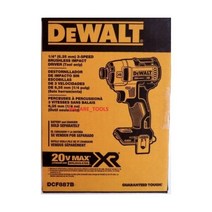 NEW N BOX 디월트 DCF887B 3-Speed 브러쉬리스s 20V 무선 충전 1/4 임팩 드라이버 DCF887
