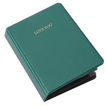 64 포켓 폴라로이드 사진 앨범 미니 즉석 사진 케이스 fujifilm instax mini film 8 korea instax 앨범 보관, 초록