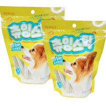 츄잉스틱 플레이요거트 250g x 2팩 강아지 애견개껌 반려견간식, 1개