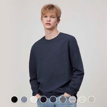 지오다노 [지오다노]헤비코튼 긴팔 크루넥 티셔츠 022503