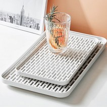 식기 컵 물빠짐 건조대 논슬립 배수 트레이 다용도 선반