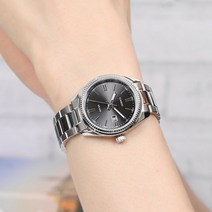 카시오 플루티드 베젤 여성 클래식 날짜기능 스틸 시계 1302 블랙A1