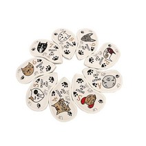 일월전빵 아이언 헤드 골프채 커버 보호대, 화이트