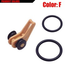 낚싯대 폴 키퍼 홀더 미끼 유지 미끼 낚싯대 걸쇠 락 래프팅 WD-117 로트당 10 개, violet