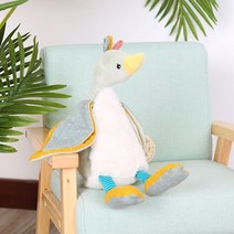 토끼 곰 기러기 인형 어린이 침대 수면 진정, 따스한 기러기, 28cm 전체 길이