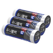 유니롤백 25cmx35cm 중 500매 x 3개 롤팩 크린 위생팩