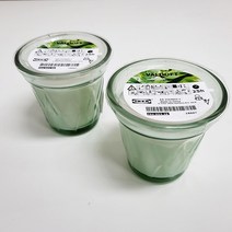 이케아 프리미엄 유리컵 향초 25시간 1+1, 아침이슬 1+1