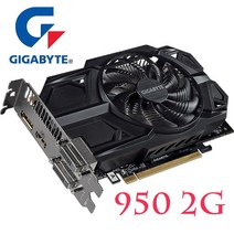 CPU 데스크탑 그래픽카드 기가 바이트 GTX 950 2GB 그래픽 카드 nVIDIA VGA 카드용 128Bit GDDR5 비디오 Geforce GTX950 HDMI 1050TI