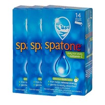 (영국)Spatone 넬슨스 스파톤 철분 아이언 사과맛 애플 액상 25ml 14개입 3팩