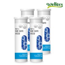 [웰러스] 바른 100억 유산균 화학첨가제 0% 식물성캡슐 (400mg x 60캡슐 1병 2개월분), 60정, 4병