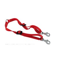 트윈 쌍고리줄 소 애견줄, 블랙