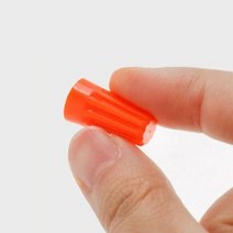 절연 부트 컨넥터 단자 접속 불량 누전 방지 주황100P