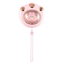 전기 충전식 손난로 귀여운 고양이 발톱 미니 핸드 워머 USB 방수 겨울 용품 실내 및 야외 여행, 핑크-2400mah, 03 분홍색_01 2400mAh(5-6hours)
