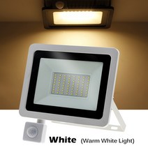 정원등 벽등 전원주택 조명220 v led 투광 바다무드등 빙글빔 선셋조명 은하수 달 pir 모션 센서 반사판 le, 04 Type2 Warm Light_03 30W