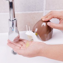 달팽이 손세정제 디스펜서 주방 싱크대 캠핑 세제통 손세정제케이스 디스펜서 통 비누 욕실 세제, 달팽이디스펜서