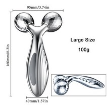 얼굴비대칭 얼굴마사지기구 턱살 얼굴붓기빼는법 괄사 페이스롤러 얼굴경락기구 리프팅 옆광대 3 스타일 3D 롤러 마사지 기계 얇은 얼굴 전신 모양 주름 제거제 핸드 홀드 휴식 도구, 01-협력사_02-Large-F