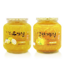 견과공장 겨울향기 프리미엄 햇과일청 2종 세트 견과공장 겨울향기 프리미엄 햇과일청 2종 세트 유자청 1kg + 한라봉청 950g1kg + 한라봉청 950g, 2세트
