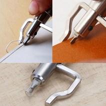 가죽 바느질용 스티칭 헤드교체용 피할기 미세작업 홈파기