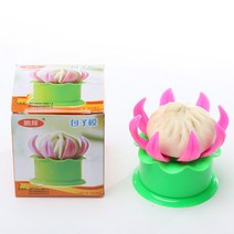 찐빵 만두성형기 빚는기계 만드는도구 수동 가정용, 1 Baozi 아티팩트 그린