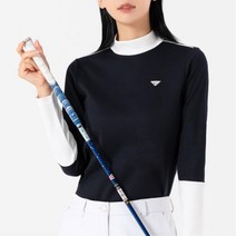 좋은 원단 골프 필드룩 여자 반목폴라 긴팔 티셔츠 골프티셔츠
