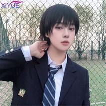 남자가발가격 남성가발 남자 헤어 중년 숏 합성 남성용 통기성 가발 브라운 남자 소년 스트레이트 코스프, 한개옵션1, 15 P4/27