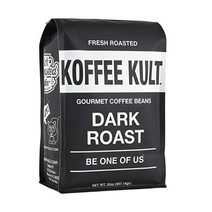 Koffee Kult 오가닉 다크로스트 에스프레소 홀빈 32oz, 2 Pound (Pack of 1)