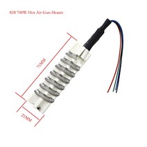 우드락 220V / 110V 뜨거운 공기 총 난방 요소 858D 납땜 역 세라믹 코어 히터 용접 재 작업 도구, 01 CAMEL_01 220V EU Plug